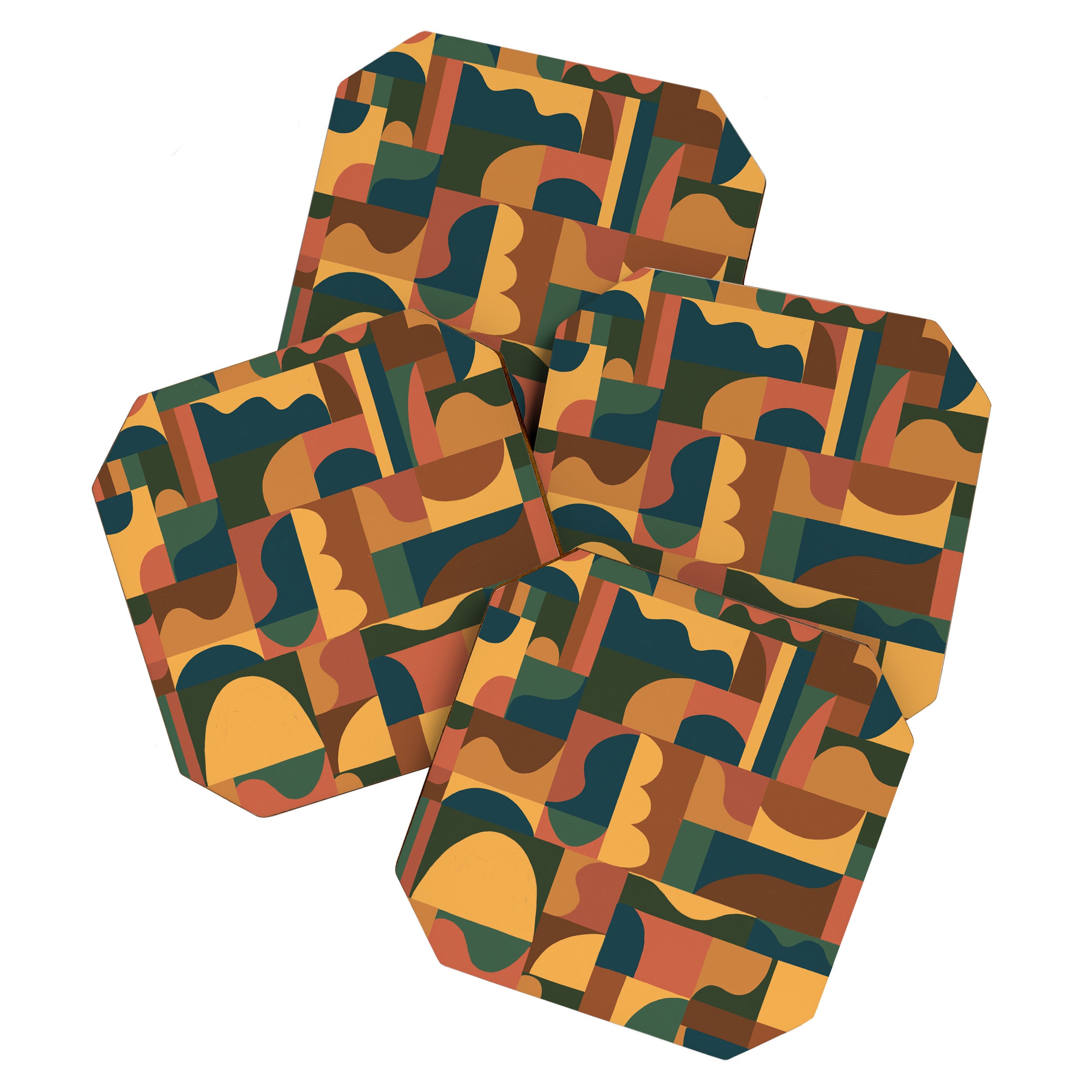 Abstract mosaic Coaster Gallery Image 1