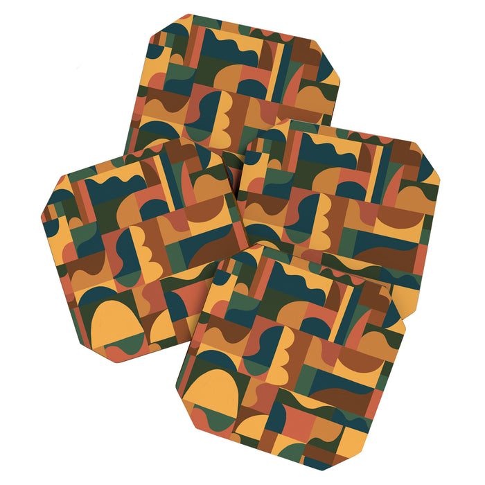 Abstract mosaic Coaster Gallery Image 1