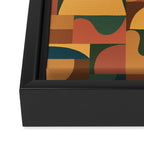 Abstract mosaic Framed Canvas Print Gallery Image 3