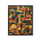 Abstract mosaic Framed Canvas Print Gallery Image 8