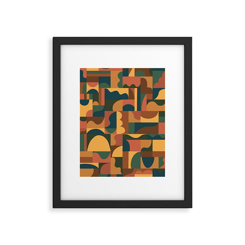 Abstract mosaic Framed Art Print Gallery Image 6