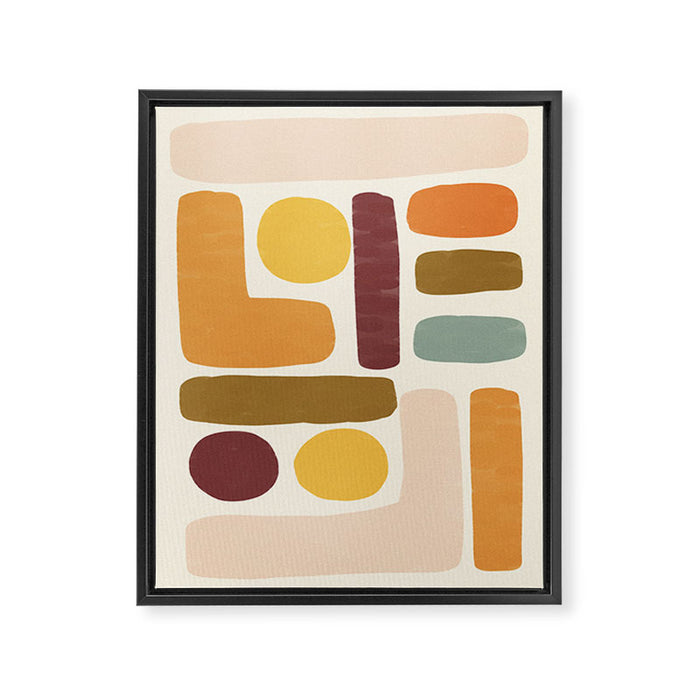 Abstract No.12 Framed Canvas Print Gallery Image 1