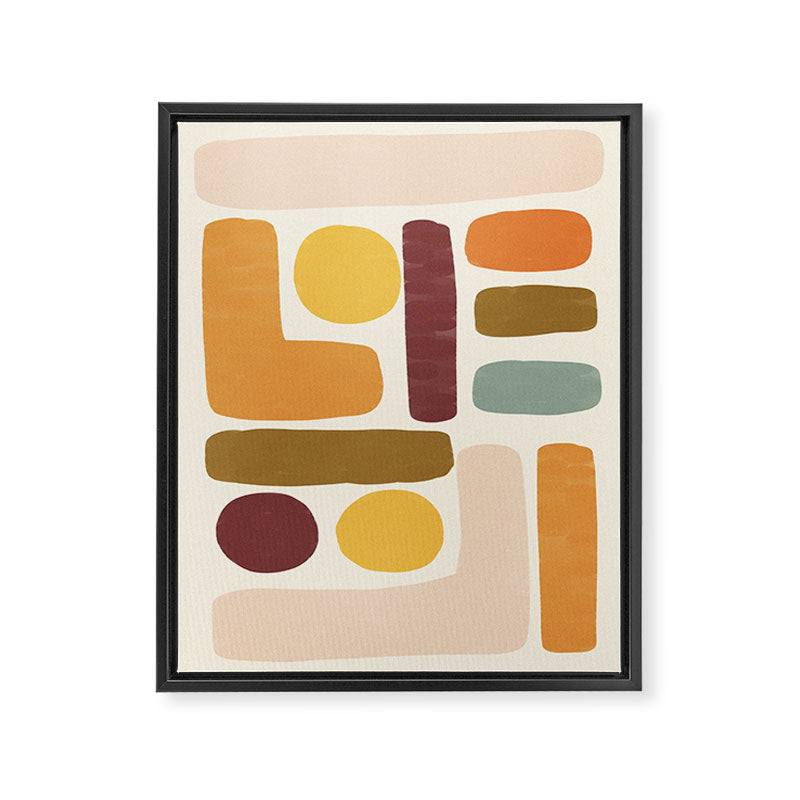 Abstract No.12 Framed Canvas Print Gallery Image 8