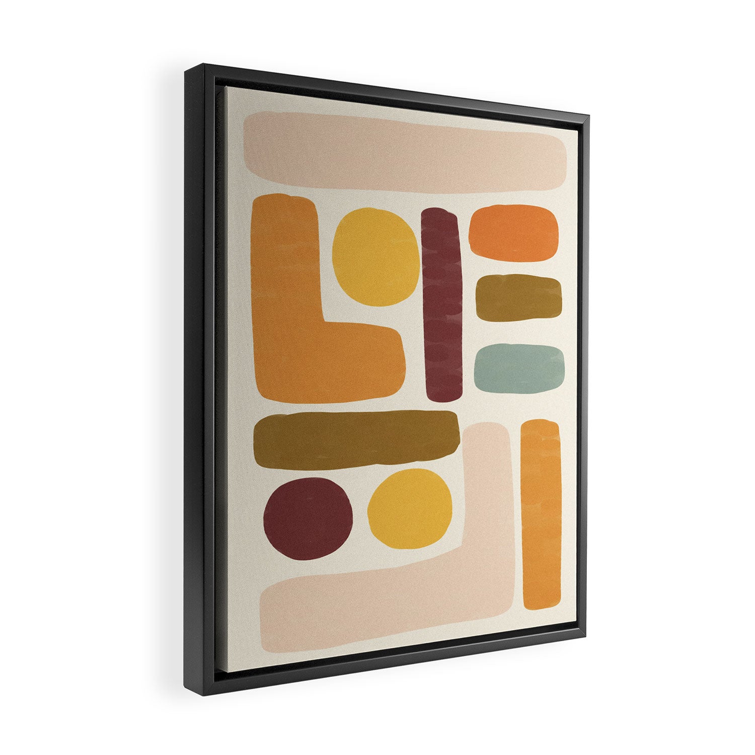 Abstract No.12 Framed Canvas Print Gallery Image 2