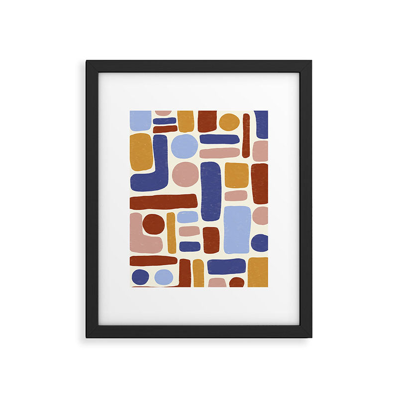 Abstract No.8 Framed Art Print Gallery Image 6