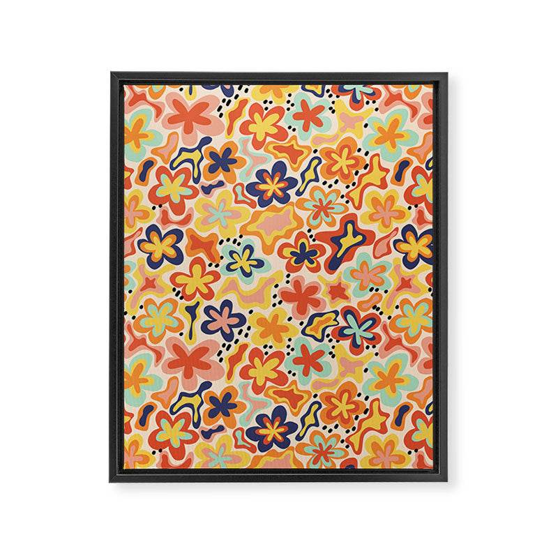 Adeline summer floral Framed Canvas Print Gallery Image 8