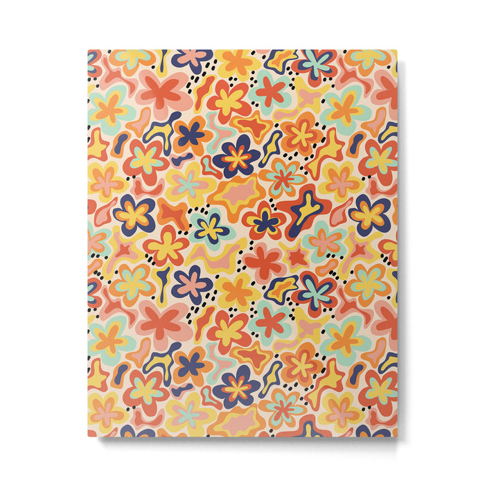 Adeline summer floral Metal Print Gallery Image 1