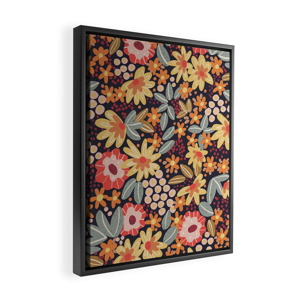 Alicia Pattern Framed Canvas Print Gallery Image 2
