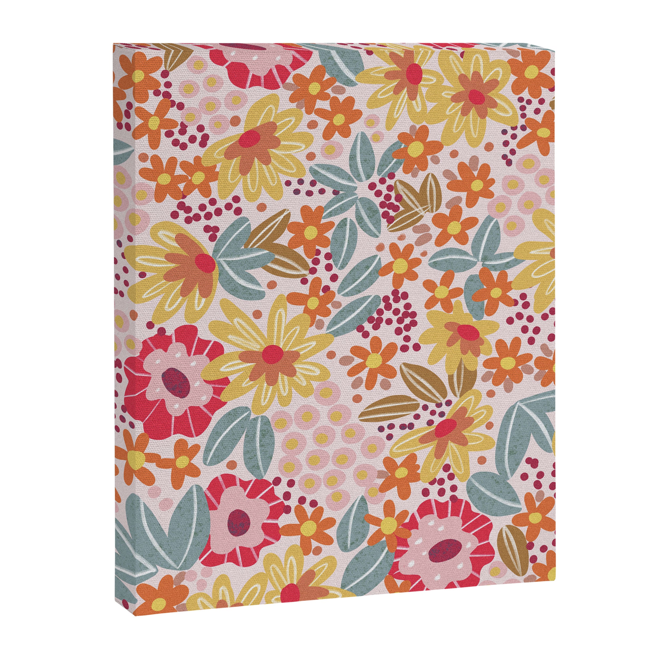 Alicia Pink Pattern Canvas Print Gallery Image 8