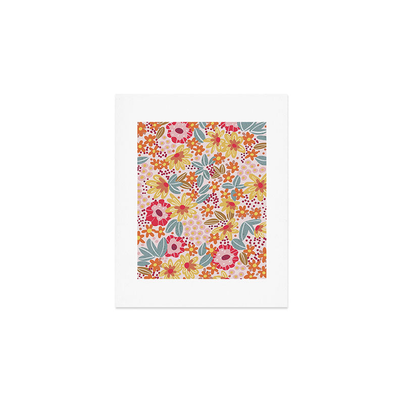 Alicia Pink Pattern Art Print Gallery Image 1