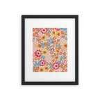 Alicia Pink Pattern Framed Art Print Gallery Image 6