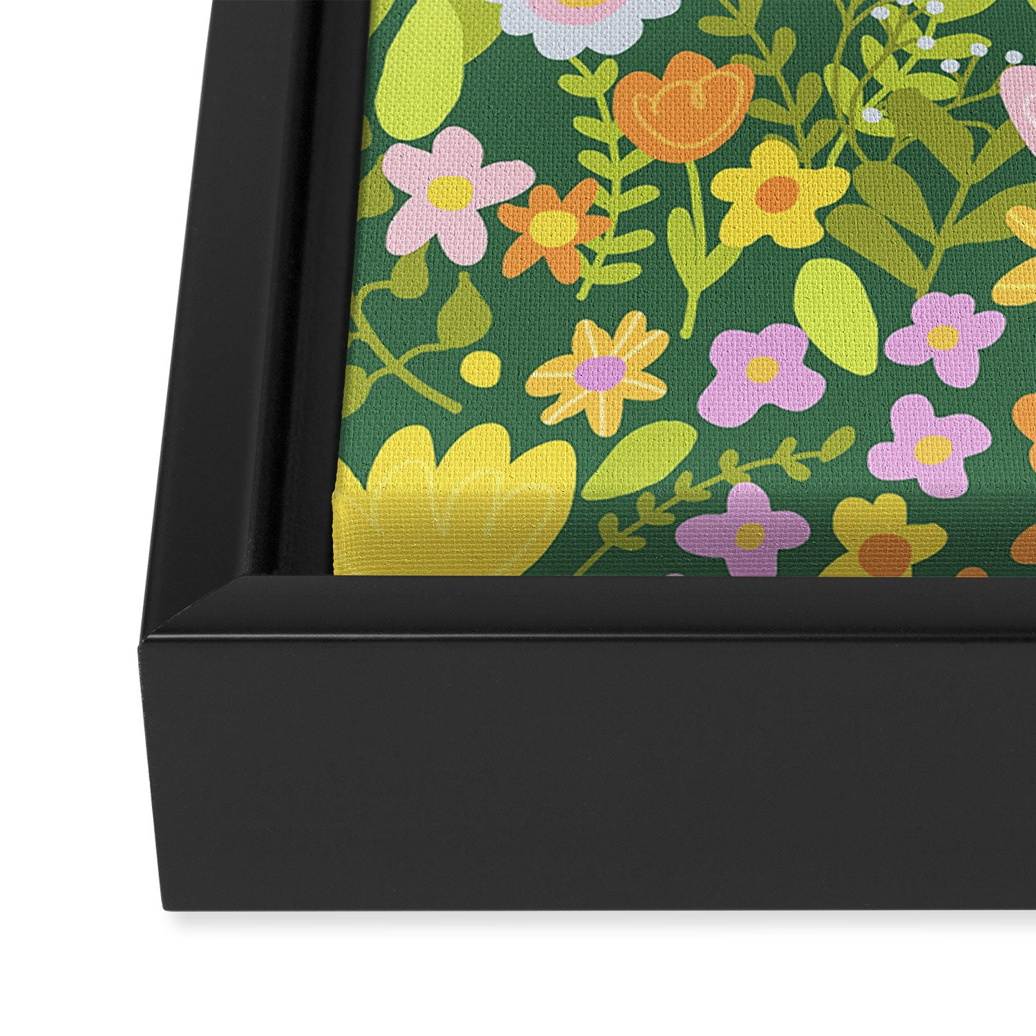Amelia Green Framed Canvas Print Gallery Image 3