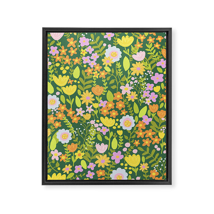 Amelia Green Framed Canvas Print Gallery Image 1