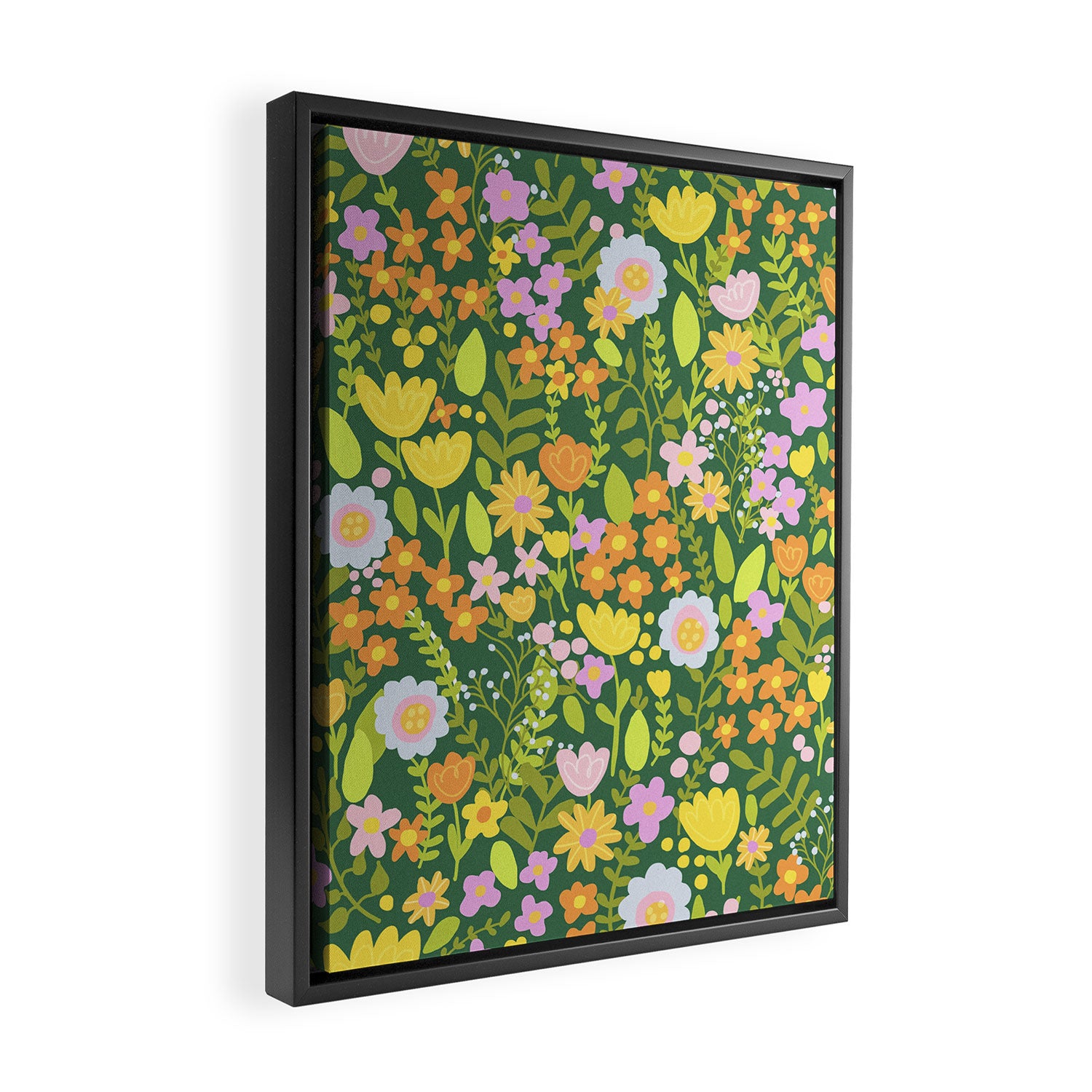 Amelia Green Framed Canvas Print Gallery Image 2