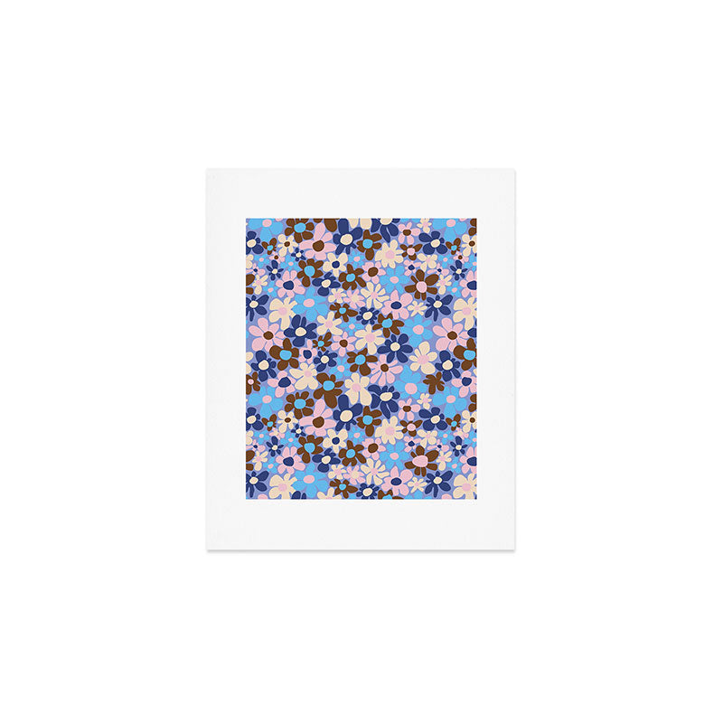 Amour blue Art Print Gallery Image 1