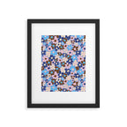 Amour blue Framed Art Print Gallery Image 6