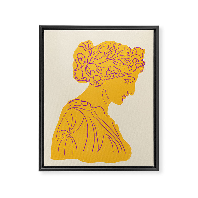 Ancient goddess #1 Framed Canvas Print Gallery Image 8