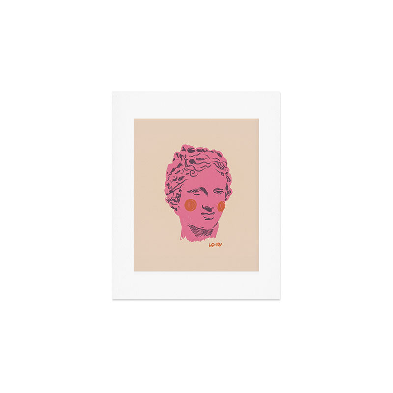 Ancient head #2 Art Print Gallery Image 1