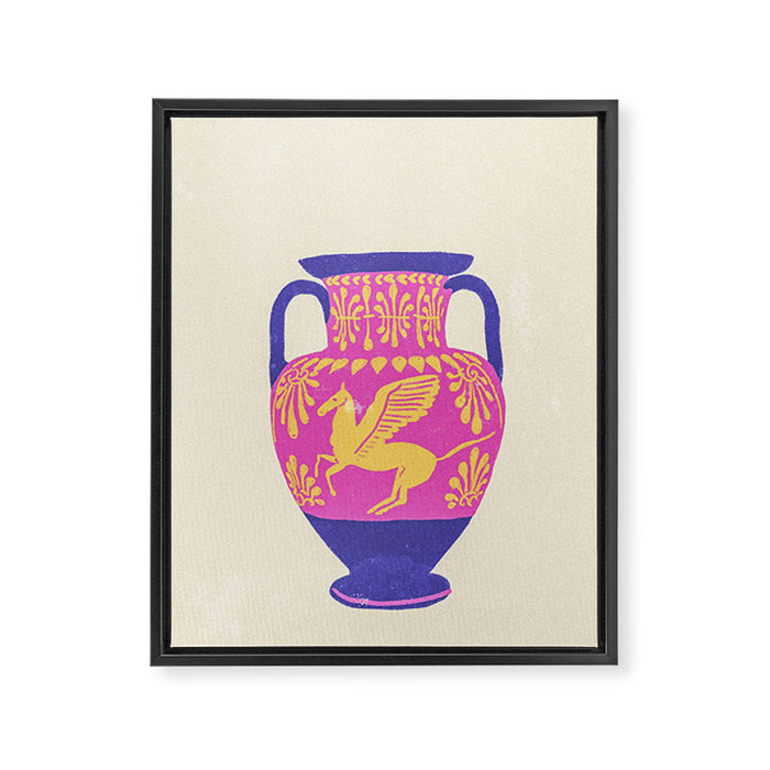 Ancient vase #1 Framed Canvas Print Gallery Image 1