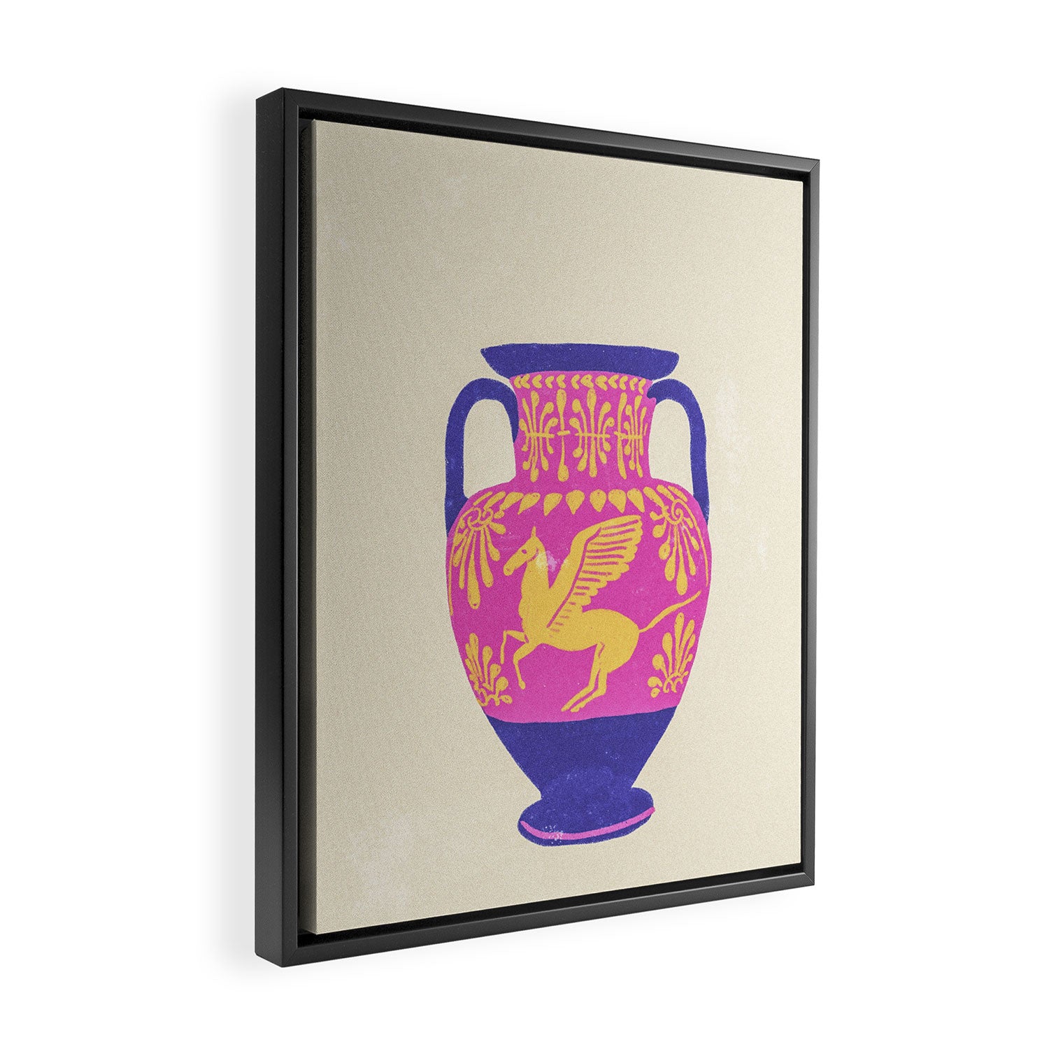 Ancient vase #1 Framed Canvas Print Gallery Image 2