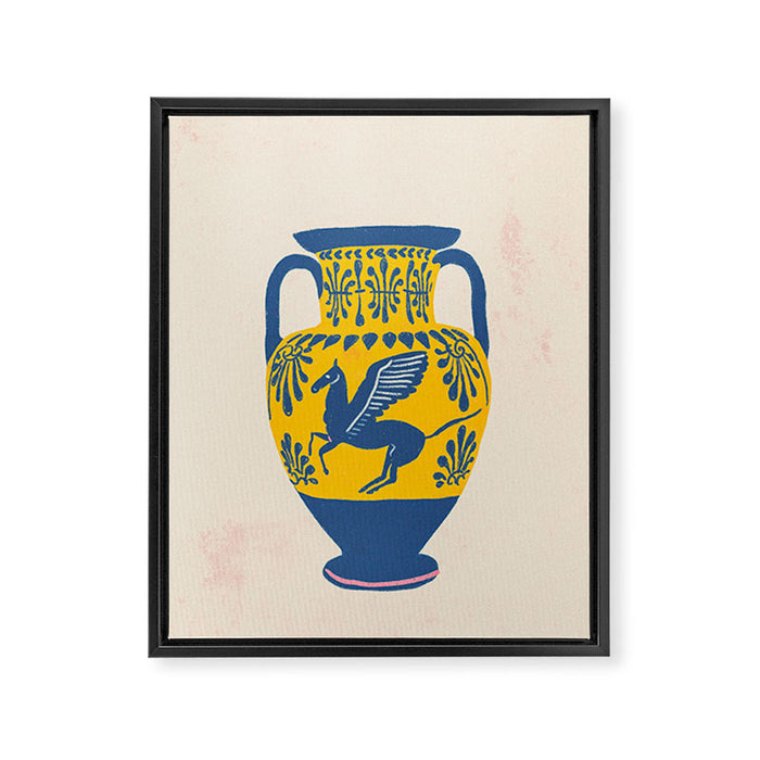 Ancient vase #2 Framed Canvas Print Gallery Image 1