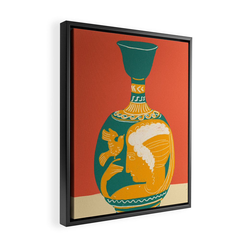 Ancient vase  Framed Canvas Print Gallery Image 2