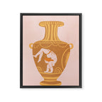 Ancient yoga vase Framed Canvas Print Gallery Image 8