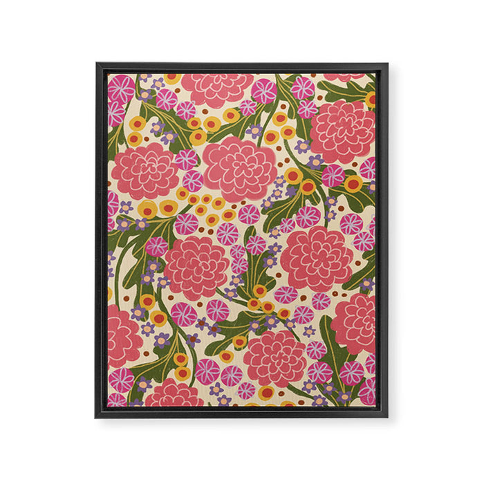 Asters #2 Framed Canvas Print Gallery Image 1