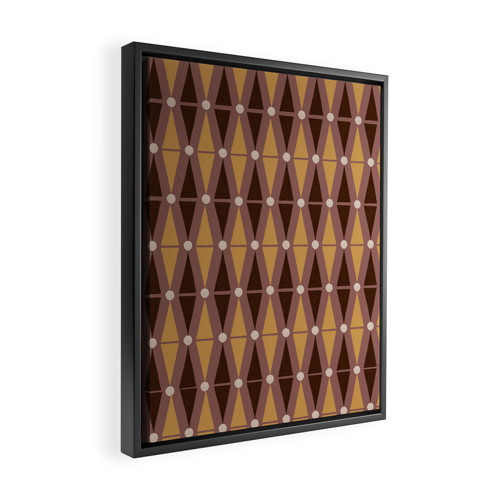 Backgammon II Framed Canvas Print Gallery Image 2
