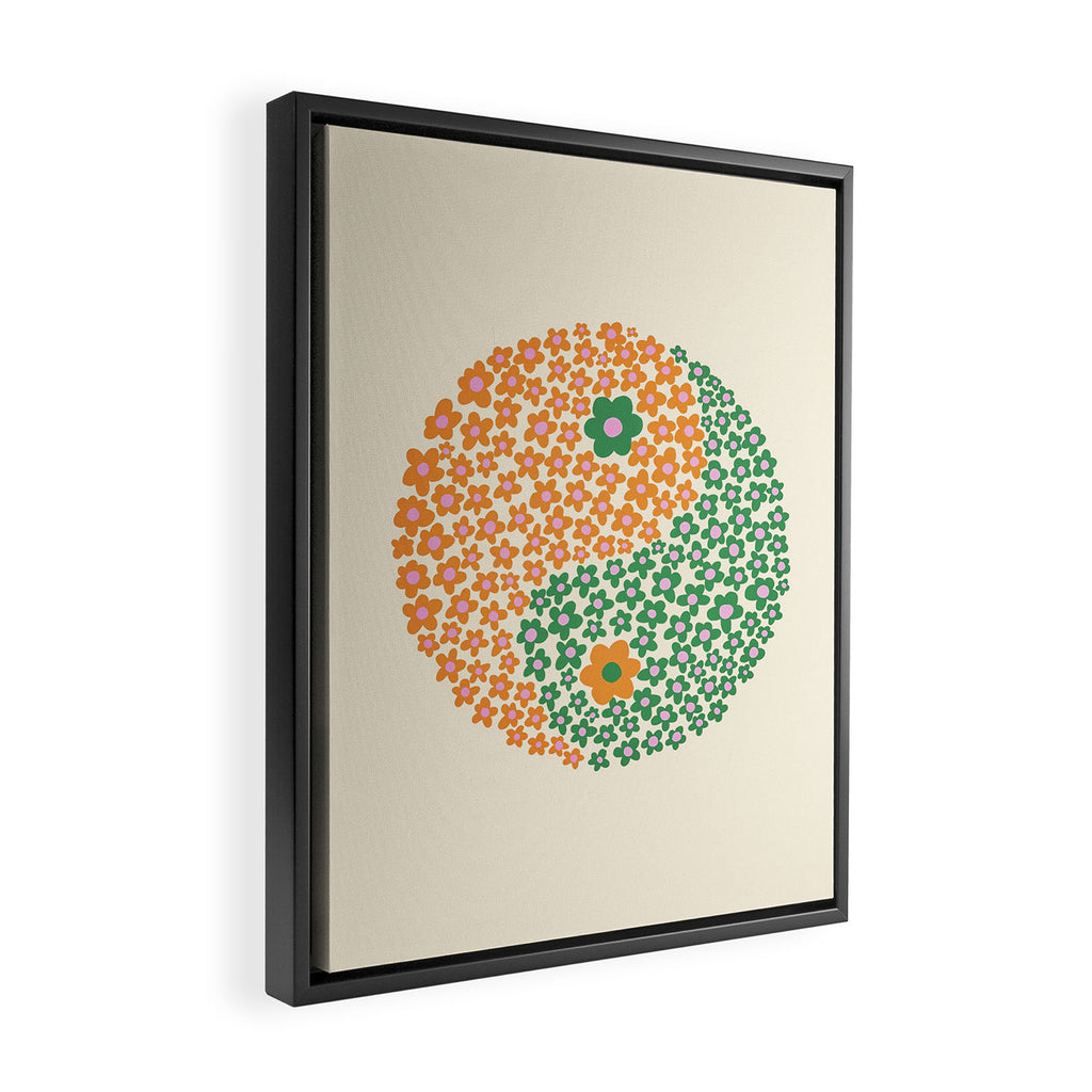 Balancing act Framed Canvas Print Gallery Image 2