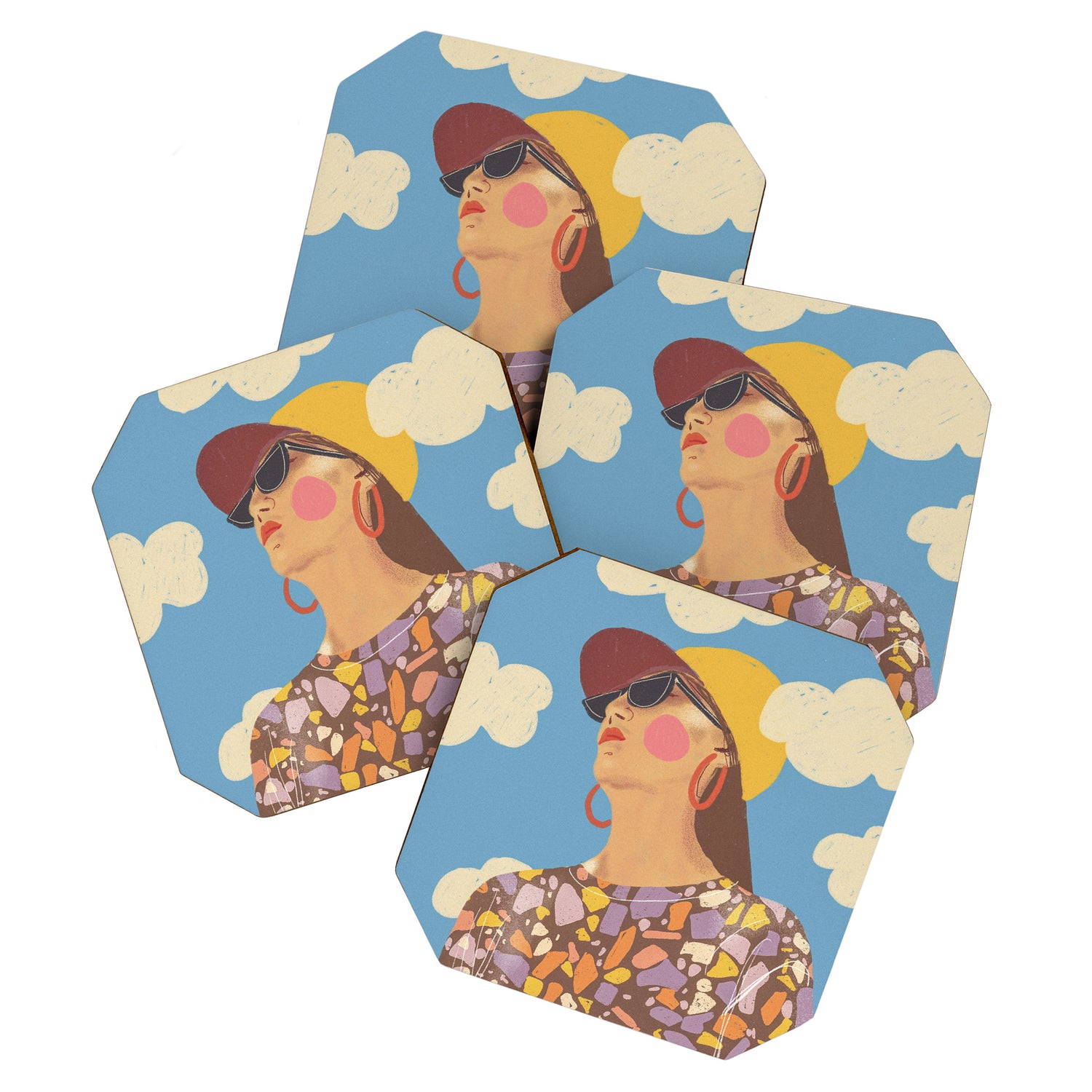 Baseball girl Coaster Gallery Image 1