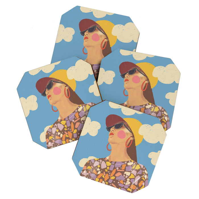 Baseball girl Coaster Gallery Image 1