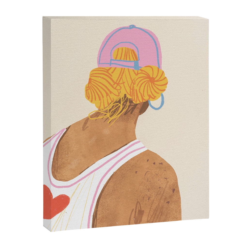 Baseball girl Canvas Print Gallery Image 8