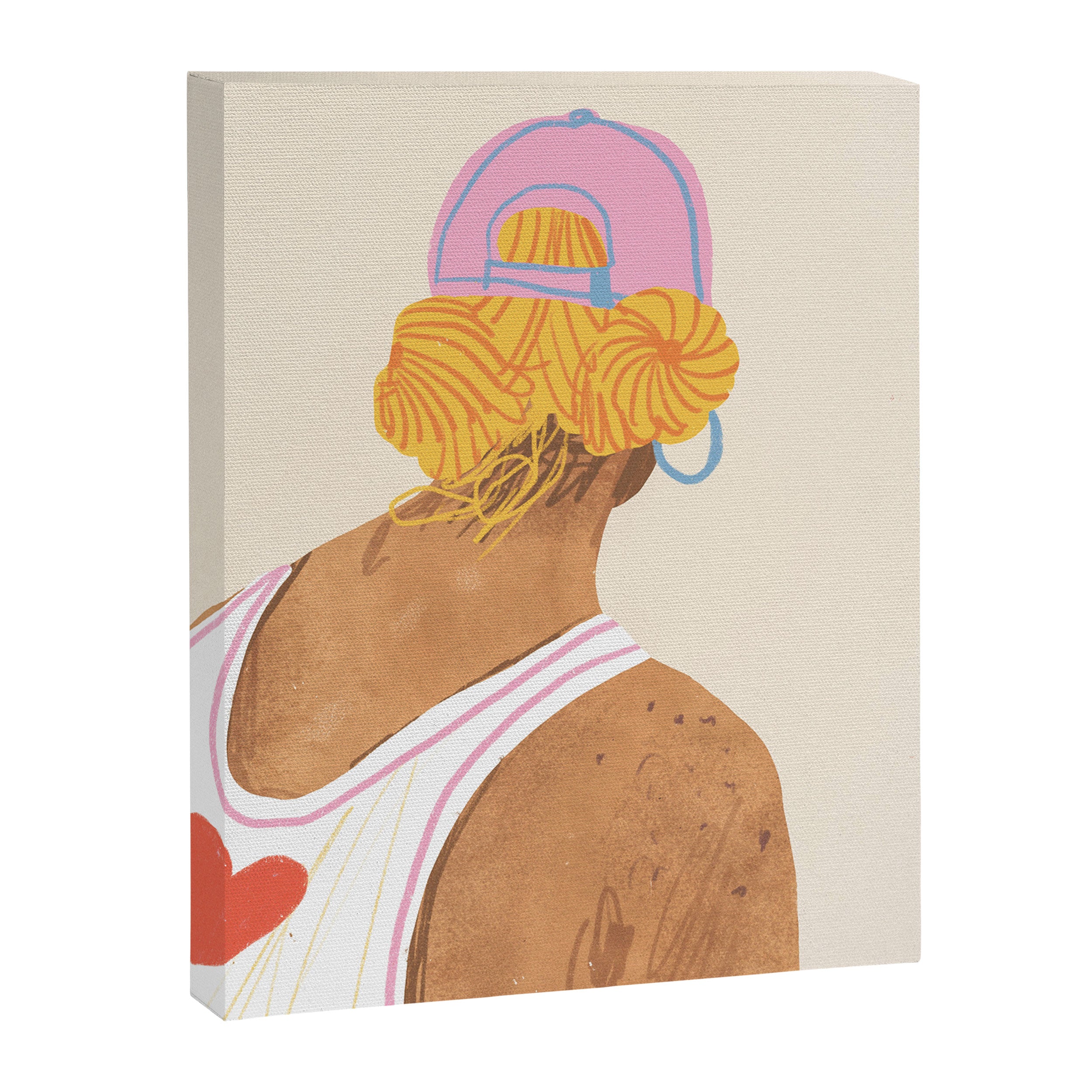 Baseball girl Canvas Print Gallery Image 8