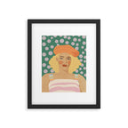 Beret girl Framed Art Print Gallery Image 5