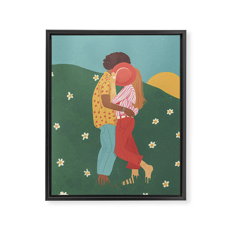 Besitos Framed Canvas Print Gallery Image 6