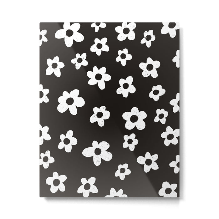Black garden Metal Print Gallery Image 1
