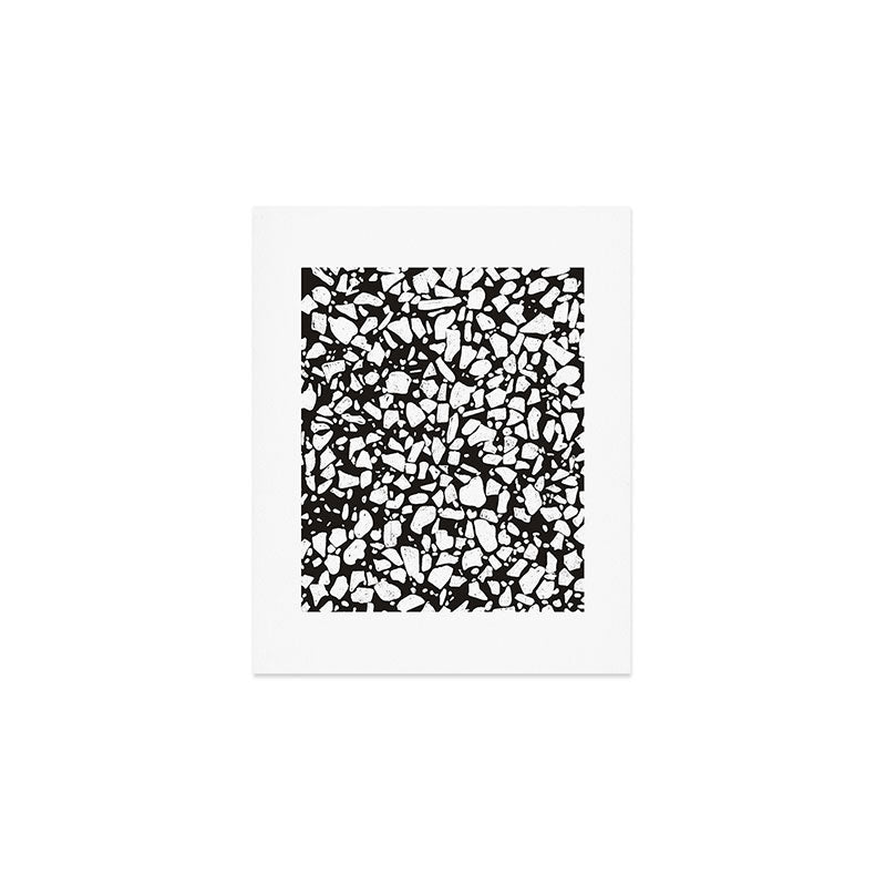 Black marble Art Print Gallery Image 1