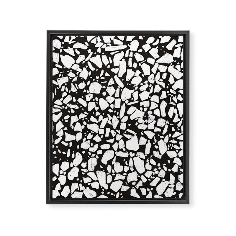 Black marble Framed Canvas Print Gallery Image 8