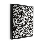 Black marble Framed Canvas Print Gallery Image 2
