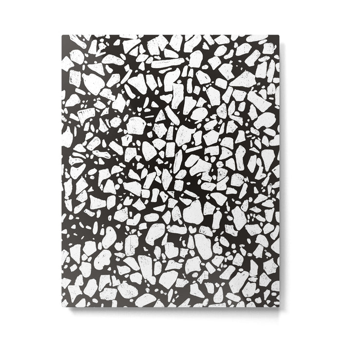 Black marble Metal Print Gallery Image 1