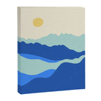 Blue Sea Waves on a Sunny Day Canvas Print Gallery Image 8