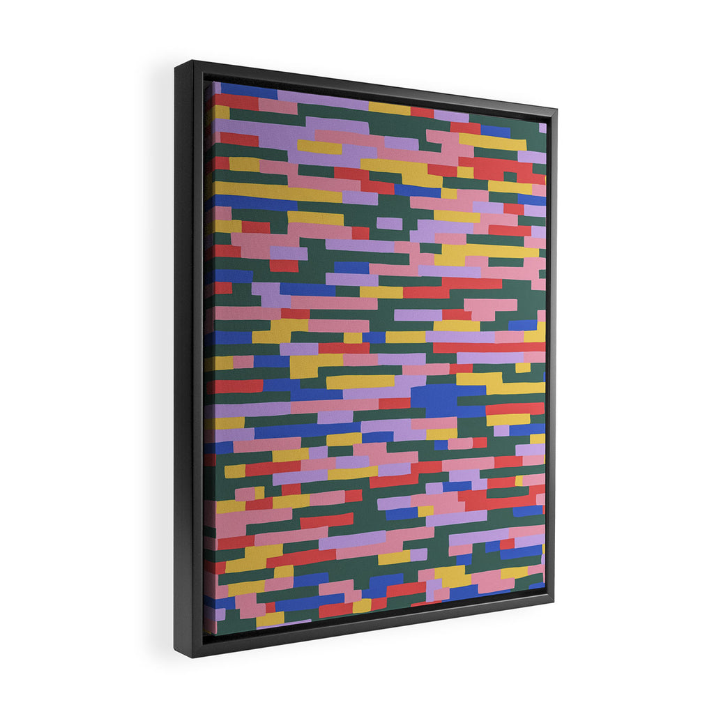 Bricks #3 Framed Canvas Print Gallery Image 2