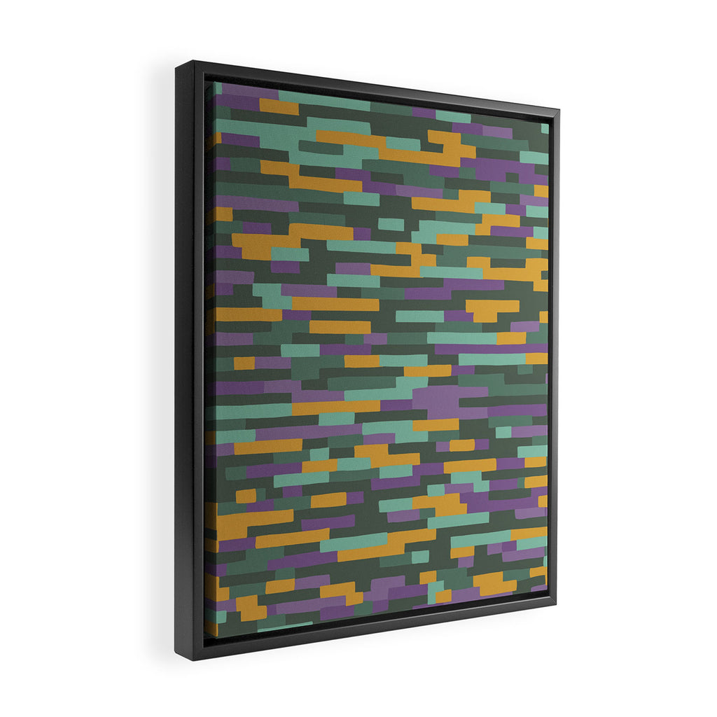 Bricks #4 Framed Canvas Print Gallery Image 2