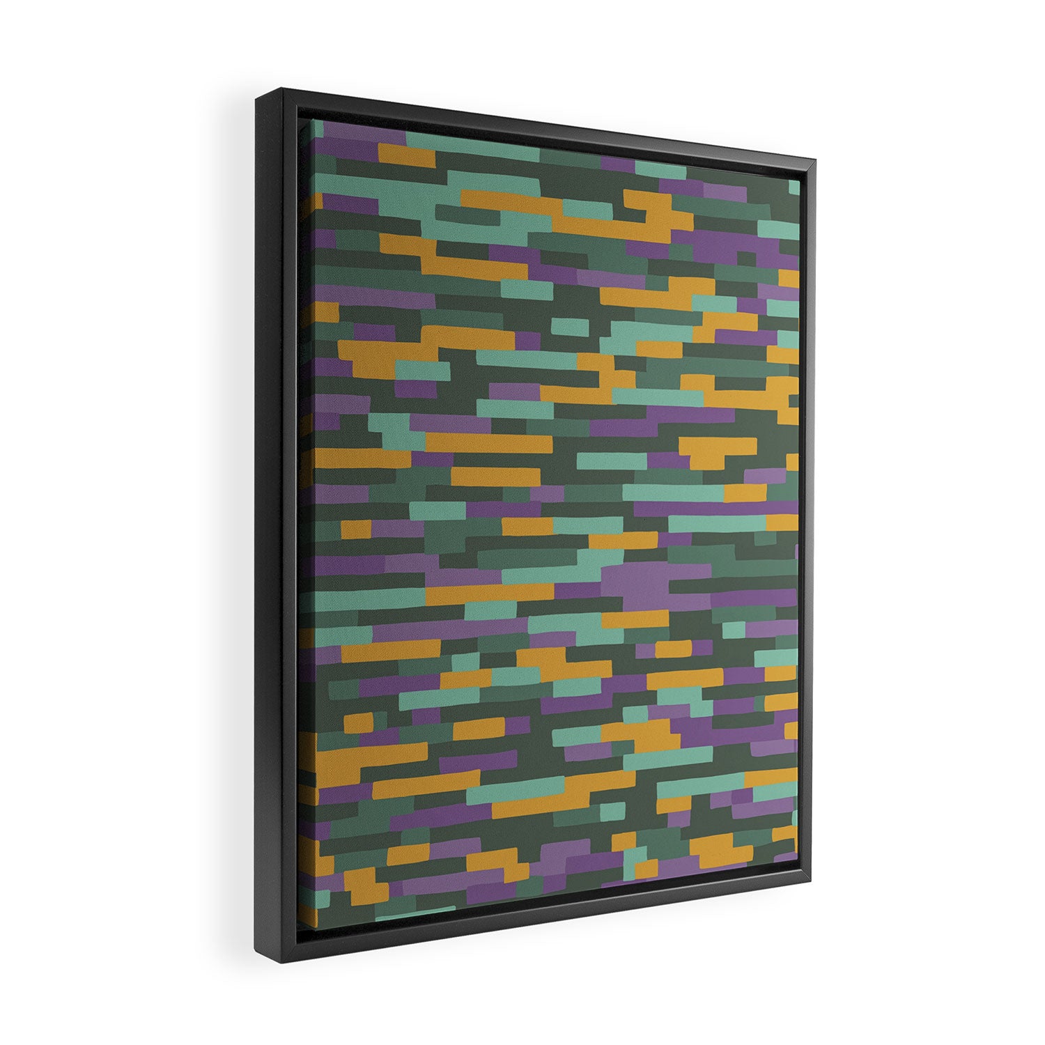 Bricks #4 Framed Canvas Print Gallery Image 2