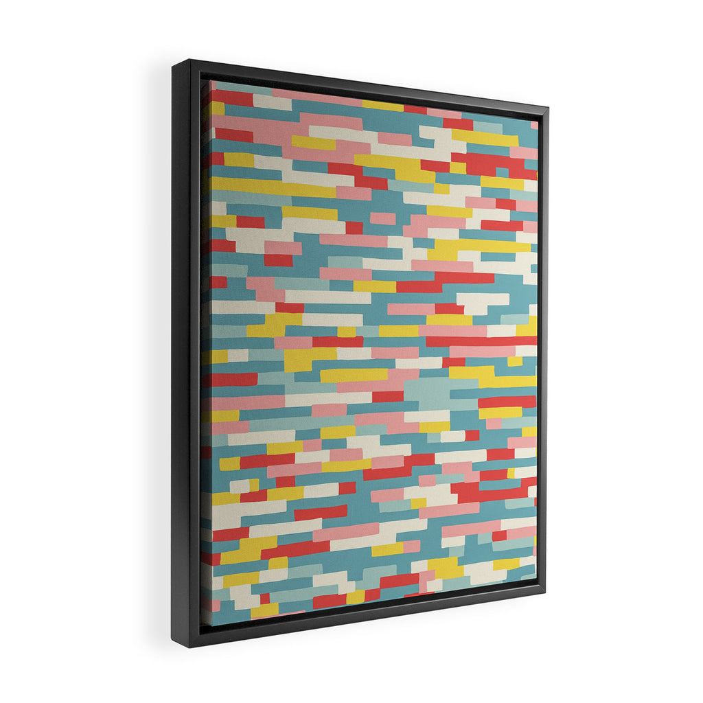 Bricks #5 Framed Canvas Print Gallery Image 2