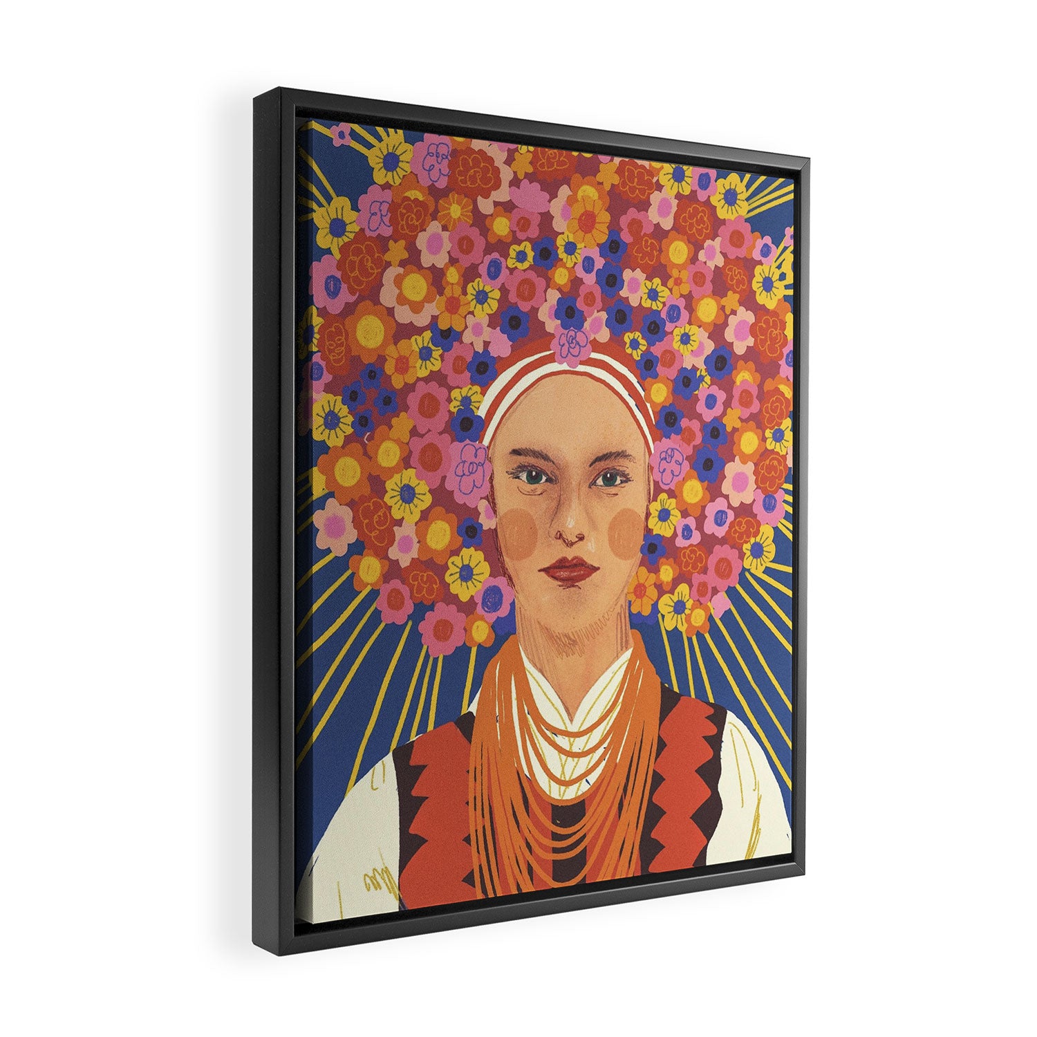 Bride Framed Canvas Print Gallery Image 2
