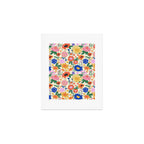 Bright flowers pattern Art Print Gallery Image 1