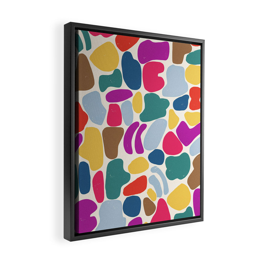 Bright stones Framed Canvas Print Gallery Image 2