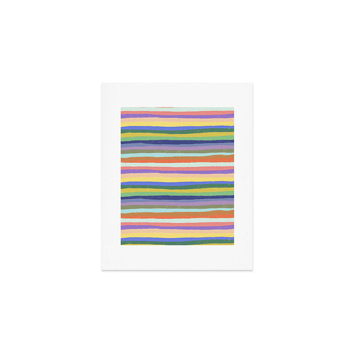 Bright stripes Art Print Gallery Image 1